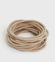 New Look 15 Pack Cream Hair Bands